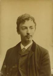 Retrato de Vilhelm Hammershøi 1864-1916, 1891