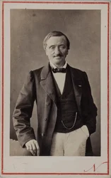 Retrato del compositor Antoine Elwart 1808-1877, ca 1860