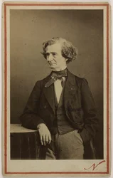 Retrato del compositor Hector Berlioz