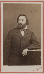 Retrato del pianista y compositor Émile Prudent 1817-1863, ca 1860