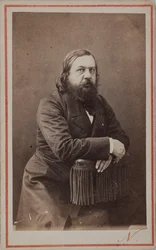 Retrato del poeta Théophile Gautier 1811-1872, 1872