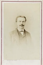 Retrato de Guy de Maupassant, c. 1880
