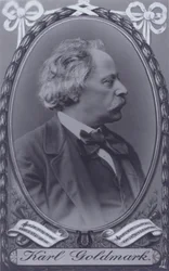 Karl Goldmark, compositor húngaro (foto en blanco y negro)