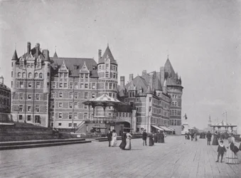 Chateau Frontenac y Terraza Dufferin