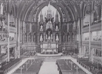 Interior de la Catedral de Notre Dame, Montreal