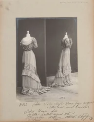 Página de álbum: Casa de Worth, vestido de baile