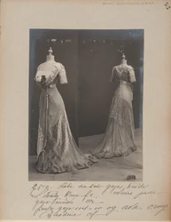 Página de álbum: Casa de Worth, vestido de noche