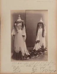 Página de álbum: Casa de Worth, vestido de noche