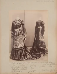 Página de álbum: Casa de Worth, vestido de noche