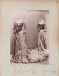 Página del álbum: Casa de Worth, vestido de noche