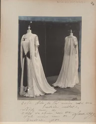 Página de álbum: Casa de Worth, vestido de té