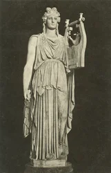 Apolo Barberini, antigua escultura romana en la colección de la Glyptothek, Múnich, Alemania