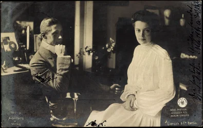 La duquesa Cecilia con Guillermo de Prusia