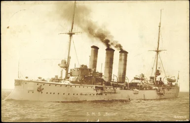 Foto Barcos de guerra Alemania, S. M. S. Berlin