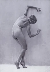El cuerpo bello, cultura física para mujeres (foto b/n)