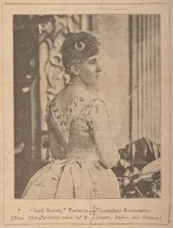 Vizcondesa Gormanston, "Sociedad Irlandesa" [diario] vol. VII No. 353 13 de octubre de 1894 (papel de periódico)