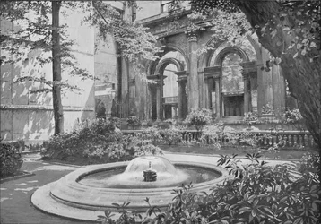 Fuente del Banco de Inglaterra, Ciudad de Londres, c1910