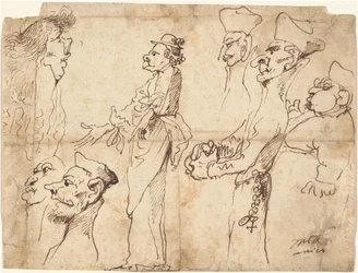Caricaturas de clérigos y sacerdotes