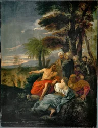 Saint Jean-Baptist prechant dans le desert - San Juan Bautista predicando en el desierto ...