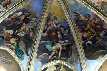 Fresco que representa al profeta David, c.1626 (fresco)