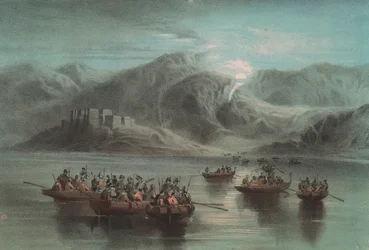 Desembarco de los hombres de Garibaldi en Capo dell