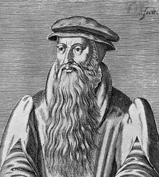Retrato de John Knox (hacia 1513-1572), ministro, teólogo y escritor escocés, líder de la Reforma y fundador de la Iglesia presbiteriana de Escocia