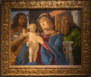Madonna con el Niño y San Juan Bautista y San Andrés