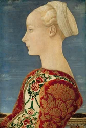 Retrato de perfil de una joven