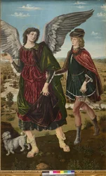 El Arcángel Rafael y Tobías, 1465-70
