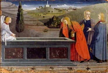 Políptico de la Misericordia: Las tres Marías