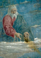 La Leyenda de la Vera Cruz, la Anunciación (detalle)
