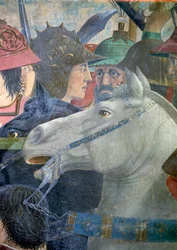 La Leyenda de la Vera Cruz, la Batalla de Heraclio y Cosroes (detalle)