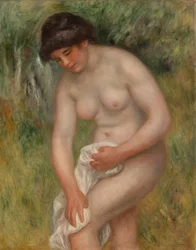 Bañista secándose (Baigneuse s