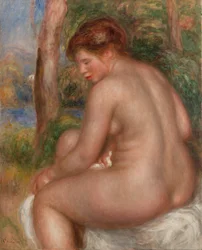 Bañista en Vista de tres cuartos