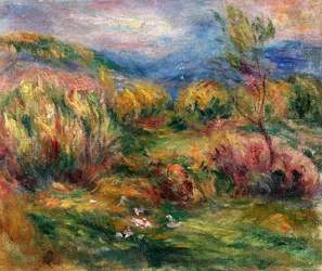Paisaje cerca de Cagnes-sur-Mer