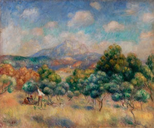 Montaña Sainte-Victoire (Paisaje)