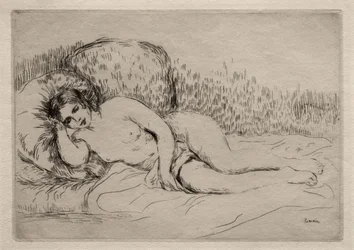 Mujer desnuda reclinada