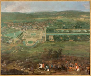 Vista del castillo de Fontainebleau