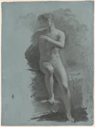 Adonis, c.1810-1812 (tiza negra sobre papel)