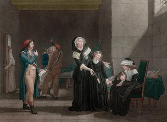 Salida de la Reina hacia la Conciergerie, 2 de agosto