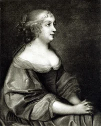 Retrato de Ana de Austria (1601 - 1666), Reina de Francia y Navarra, madre de Luis XIV