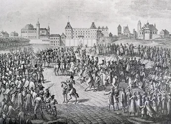 Entrada triunfal de los franceses en Varsovia, 28 de noviembre de 1806
