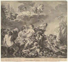 El Rapto de Europa, siglo XVIII