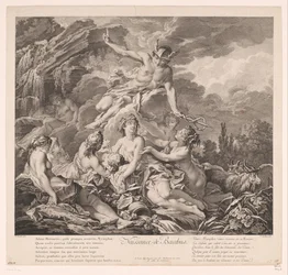 Nacimiento de Baco Naissance de Bacchus (título sobre objeto)
