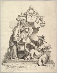 El incendio, ca. 1740