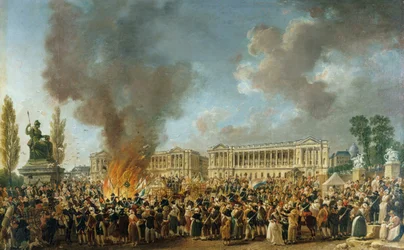 El Festival de la Unidad e Indivisibilidad el 10 de agosto de 1793