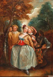 Una escena de Commedia dell