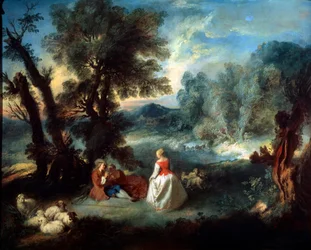 Escena pastoral