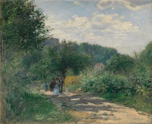 Un camino en Louveciennes, ca. 1870