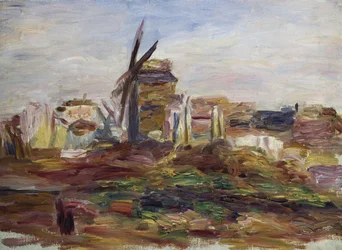 Un molino de viento